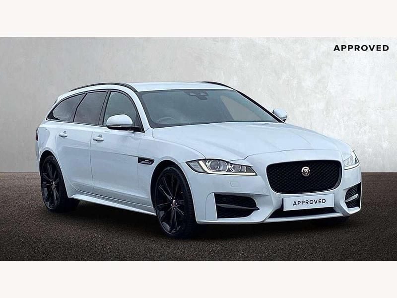 White Used 2019 Jaguar XF Sportbrake R-Sport Estate | £21,997 (Expensive) - Image 1/4