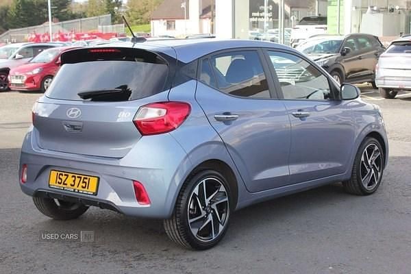 Used Hyundai i10 Premium 2024 Blue Hatchback