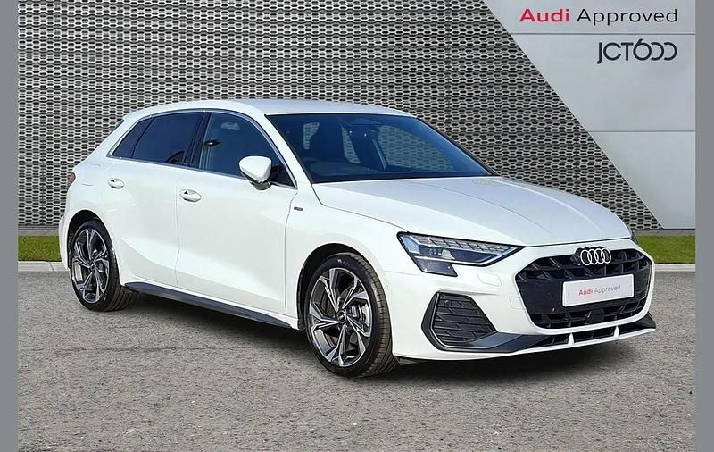 Used Audi A3 S-Line 147 HP (108 kW) 2025 White Hatchback