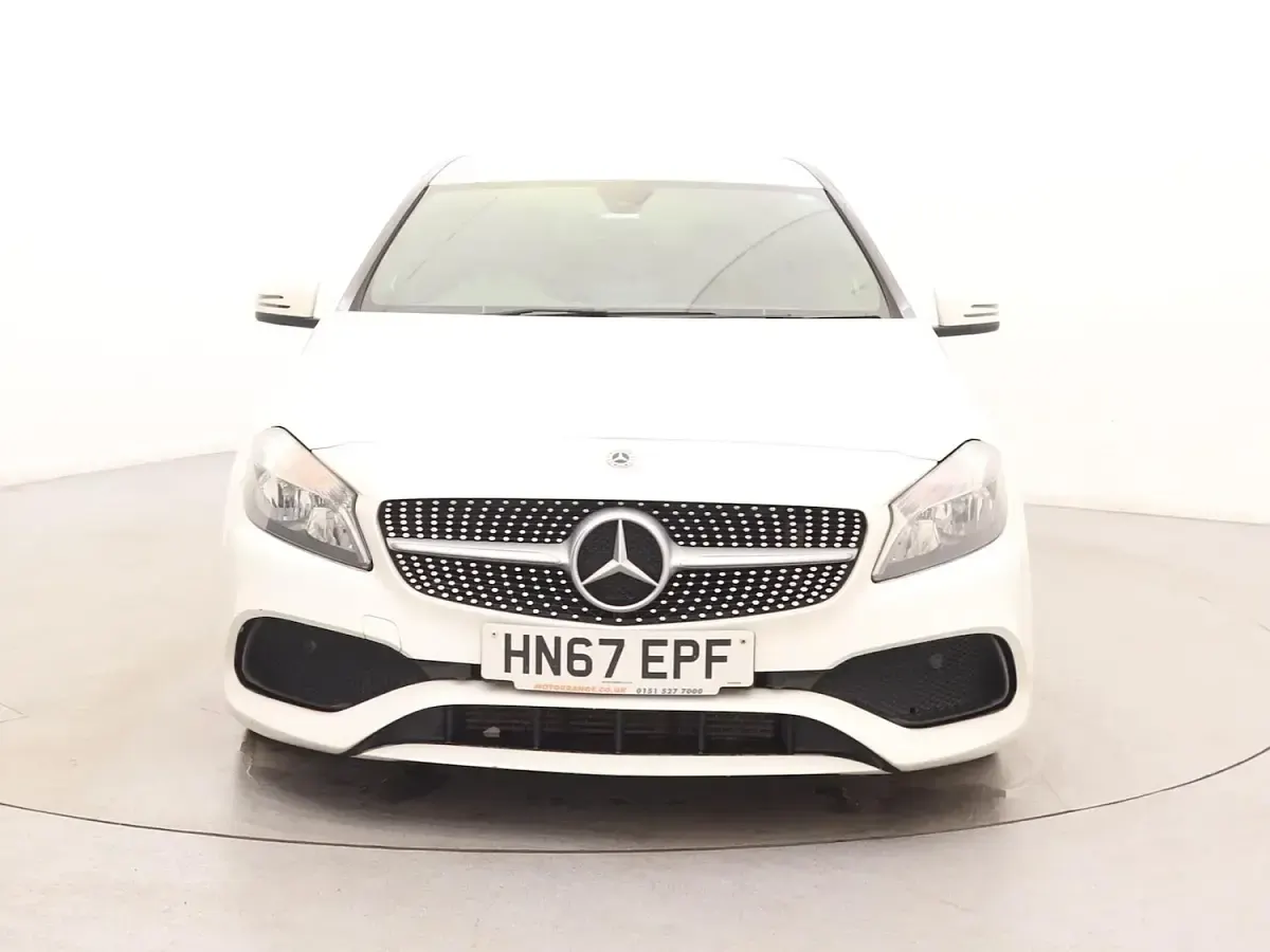 Used Mercedes A200 AMG line 136 HP (100 kW) 2017 White Hatchback