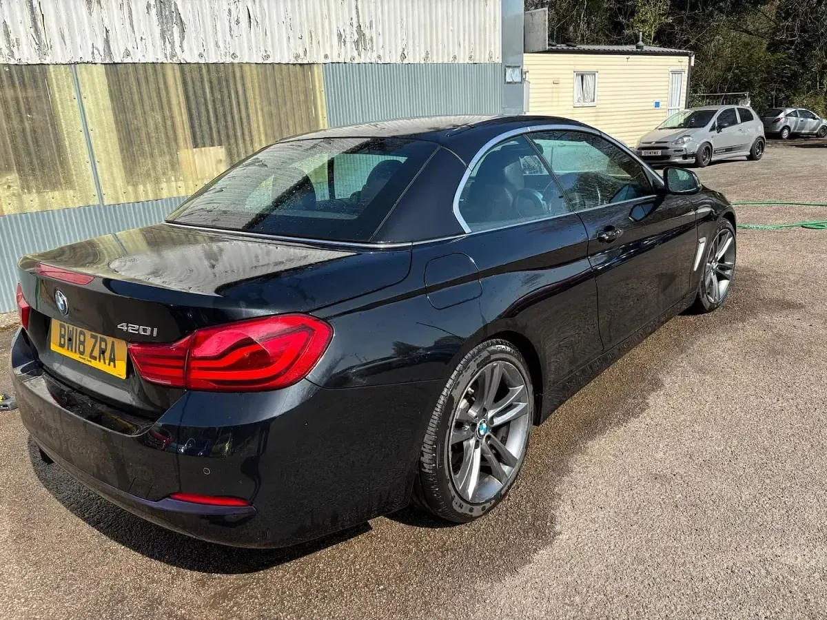 Used BMW 420 Cabriolet Sport Line 2018 Black Cabriolet