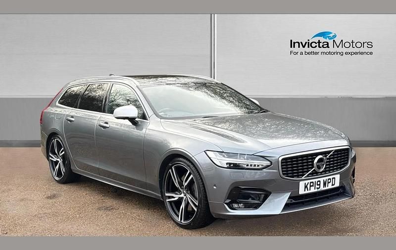 Grey Used 2019 Volvo V90 R-Design Pro Estate | £24,799 (Fair price) - Image 1/4