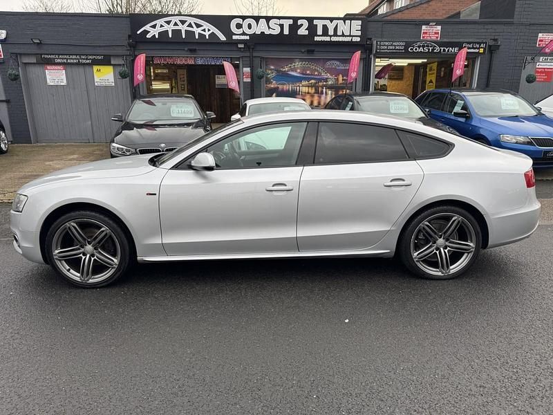 Used Audi A5 S-Line 170 HP (125 kW) 2011 Silver Hatchback