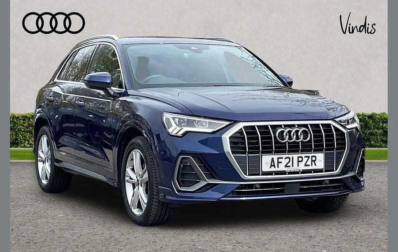 Used Audi Q3 S-Line 150 HP (110 kW) 2021 Blue SUV