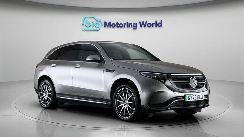 Used Mercedes EQC400 AMG line 300 kW (408 HP) 2022 Silver SUV