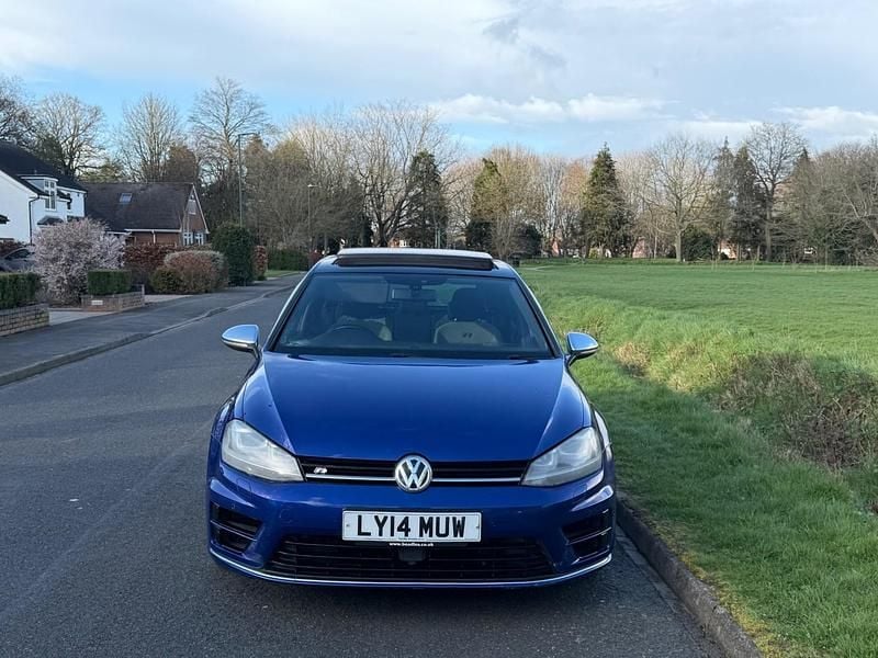 Used VW Golf VII R 2014 Blue Hatchback