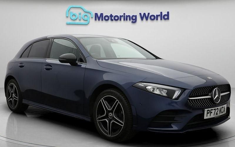 Used Mercedes A250 Executive 218 HP (160 kW) 2022 Blue Hatchback