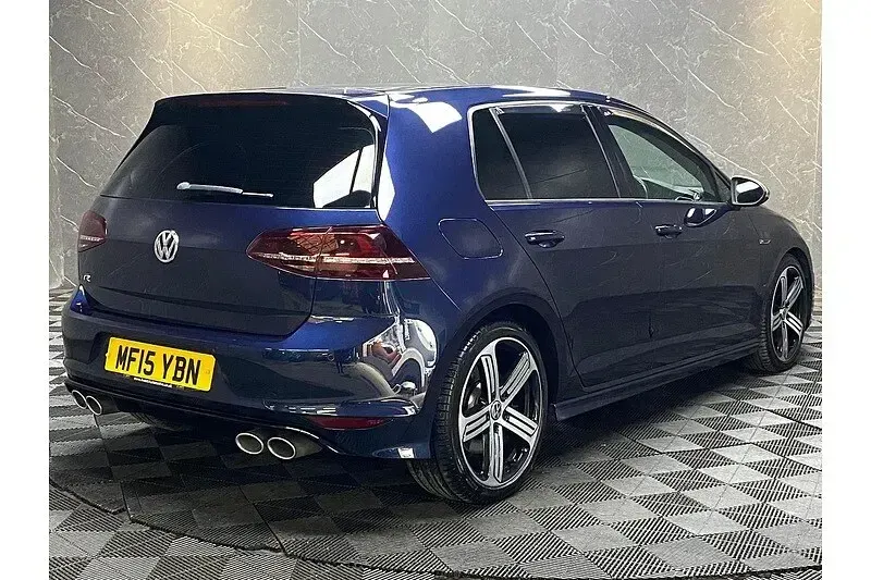Used VW Golf VII R 2015 Blue Hatchback