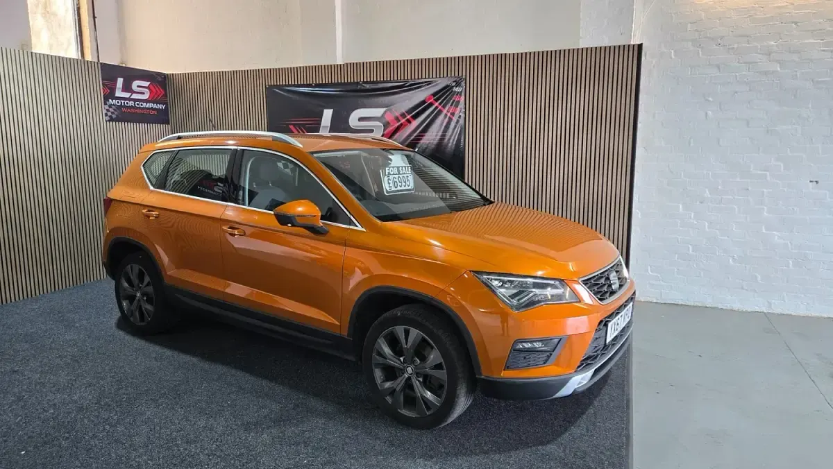Used Seat Ateca Ecomotive 115 HP (84 kW) 2017 Orange SUV