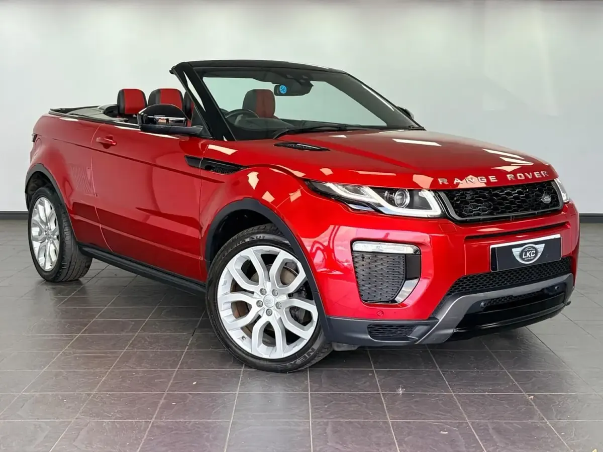 Used Land Rover Range Rover evoque HSE Dynamic 2016 Red Cabriolet
