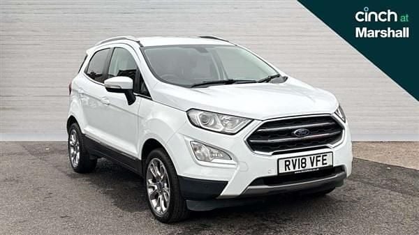 White Used 2018 Ford Ecosport Titanium SUV | £8,399 (Fair price) - Image 1/4
