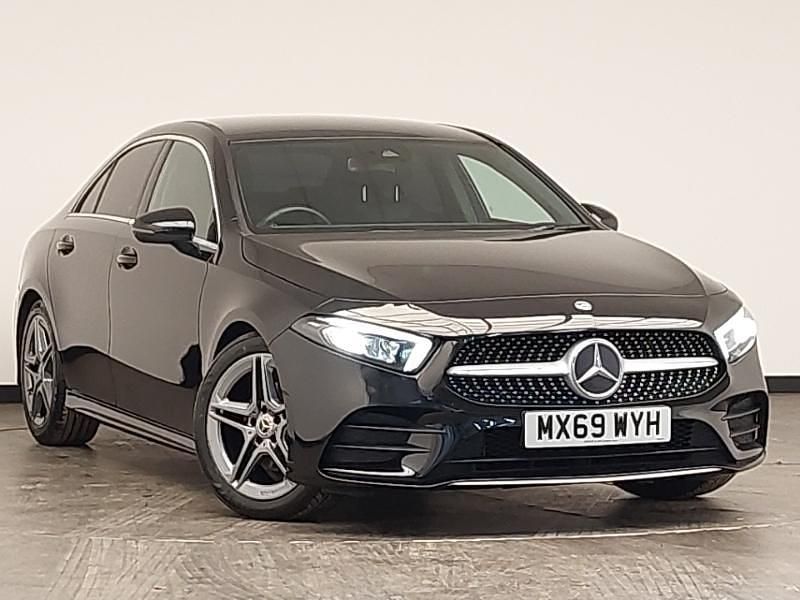 Used Mercedes A180 AMG line 116 HP (85 kW) 2019 Black Sedan