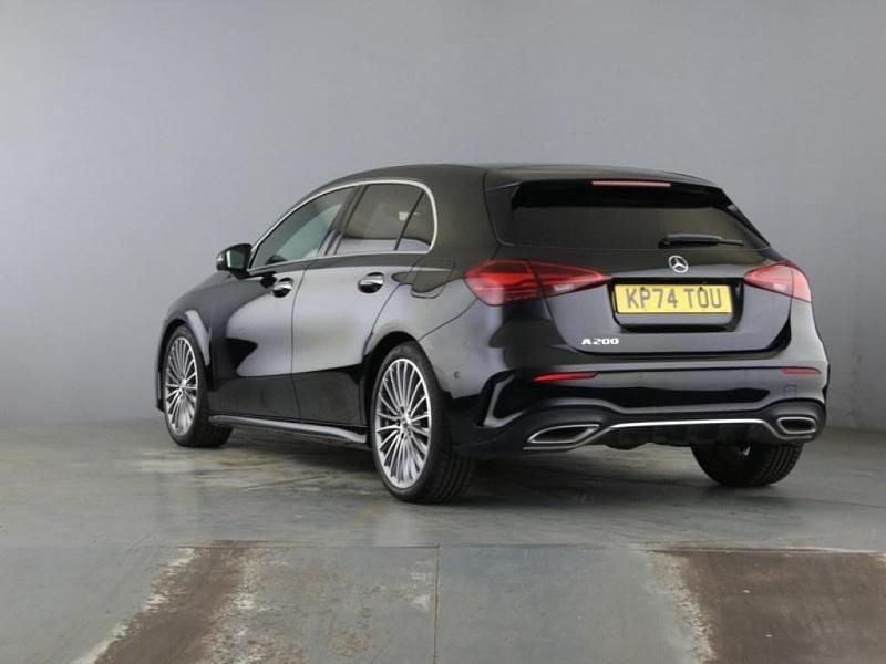 Used Mercedes A200 AMG Line Premium Plus 163 HP (119 kW) 2024 Cosmos black metallic Hatchback