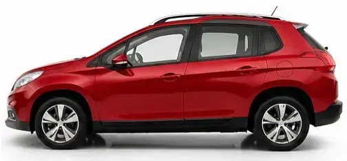 Used Peugeot 2008 Active 70 HP (51 kW) 2015 Red SUV
