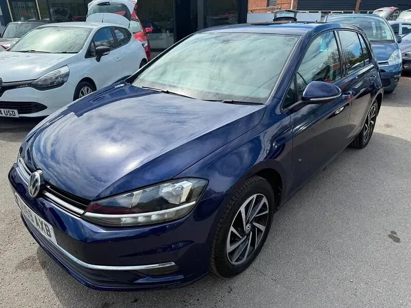 Used VW Golf VII Match 150 HP (110 kW) 2019 Blue Hatchback