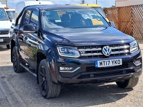 Black Used 2017 VW Amarok Highline Pickup | £20,399 (Expensive) - Image 1/1