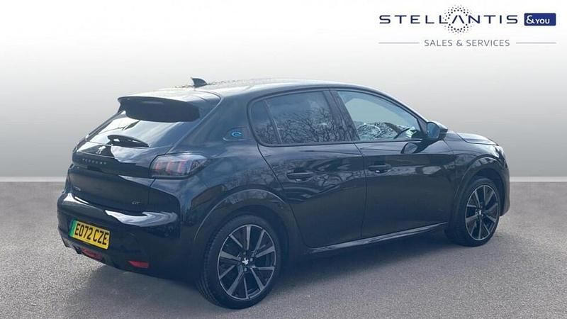 Used Peugeot e-208 GT 98 kW (134 HP) 2023 Black Hatchback