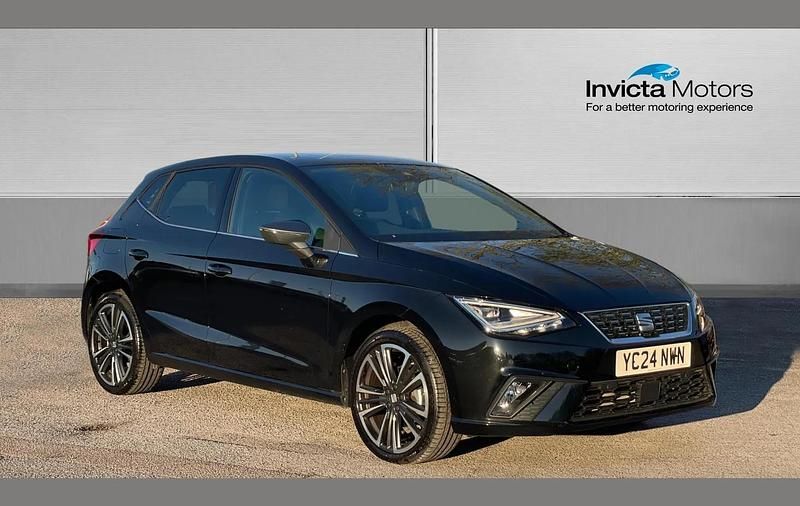 Used Seat Ibiza XCELLENCE Lux 115 HP (84 kW) 2024 Black Hatchback