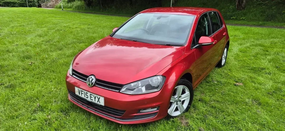 Used VW Golf VII Match 110 HP (80 kW) 2015 Red Hatchback