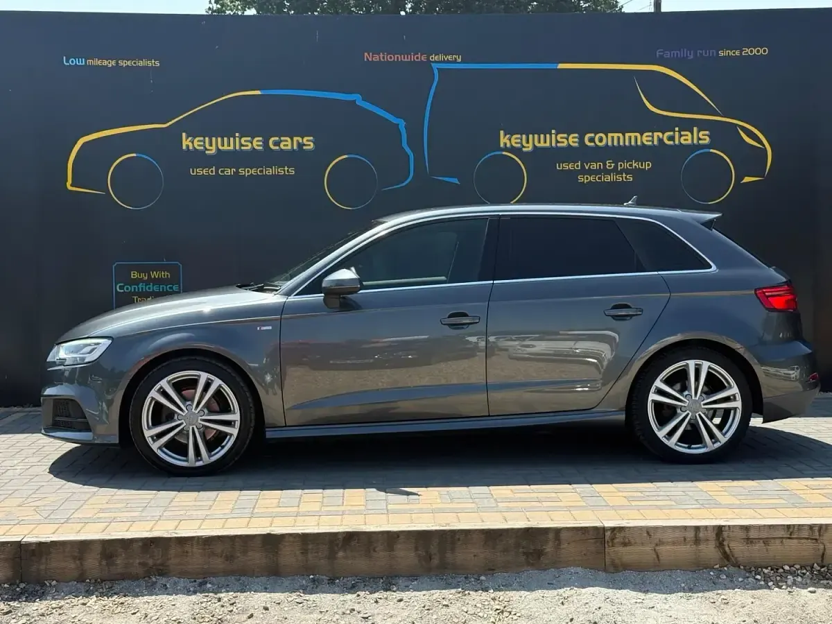 Used Audi A3 S-Line 150 HP (110 kW) 2016 Grey Hatchback