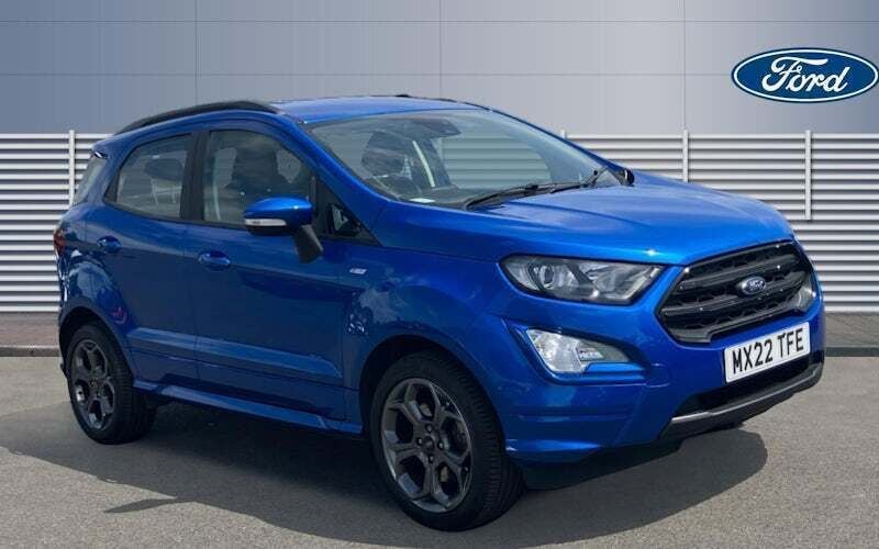 Blue Used 2022 Ford Ecosport ST-Line SUV | £11,797 (Good price) - Image 1/4