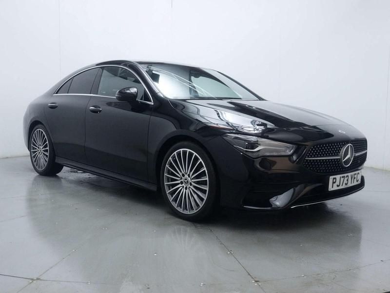 Used Mercedes CLA200 AMG Line Premium 163 HP (119 kW) 2023 Black Coupe