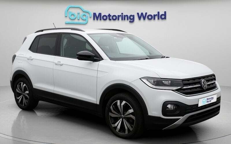 White Used 2023 VW T-Cross Black Edition SUV | £16,000 (Good price) - Image 1/4