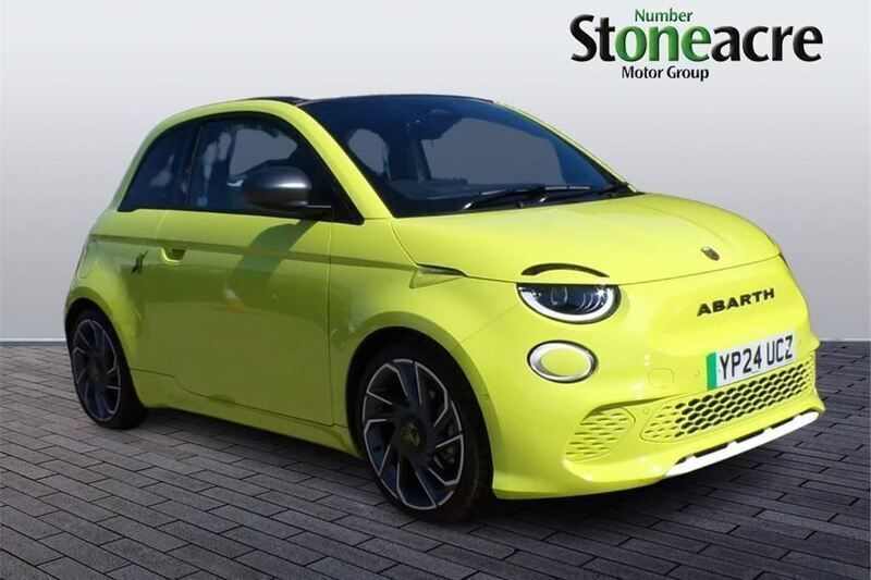 Green Used 2024 Abarth 500e Turismo Hatchback | £25,495 (Expensive) - Image 1/2