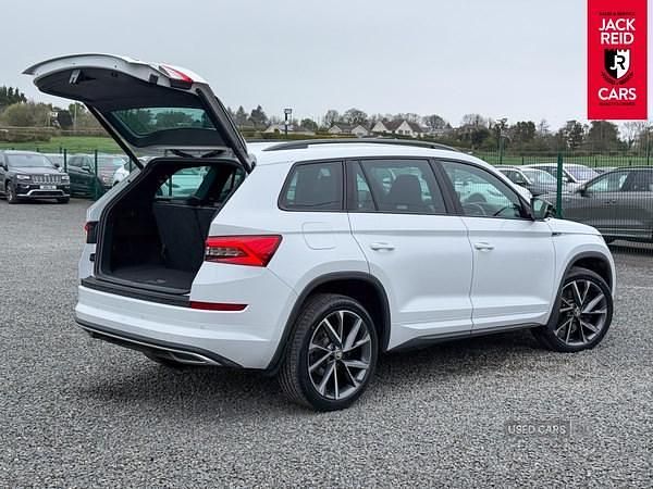 Used Skoda Kodiaq SportLine 190 HP (139 kW) 2018 White SUV