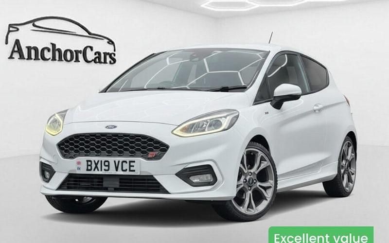 Used Ford Fiesta ST-Line X 125 HP (91 kW) 2019 White Hatchback