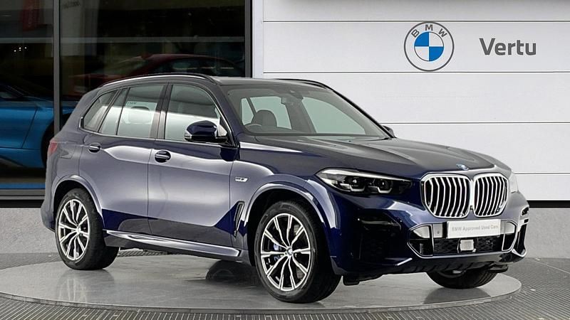 Blue Used 2022 BMW X5 M Sport SUV | £48,741 (Fair price) - Image 1/4