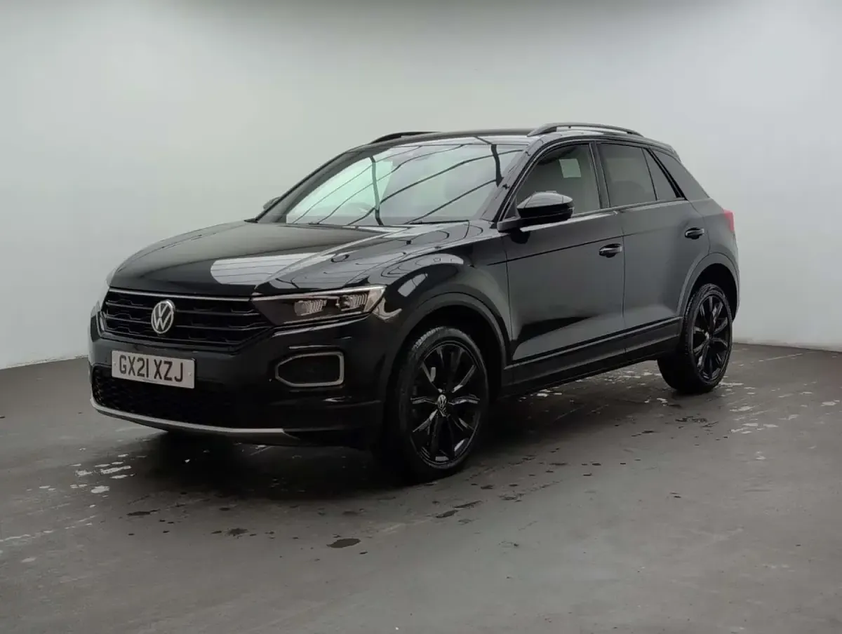 Used VW T-Roc Black Edition 108 HP (79 kW) 2021 Black SUV