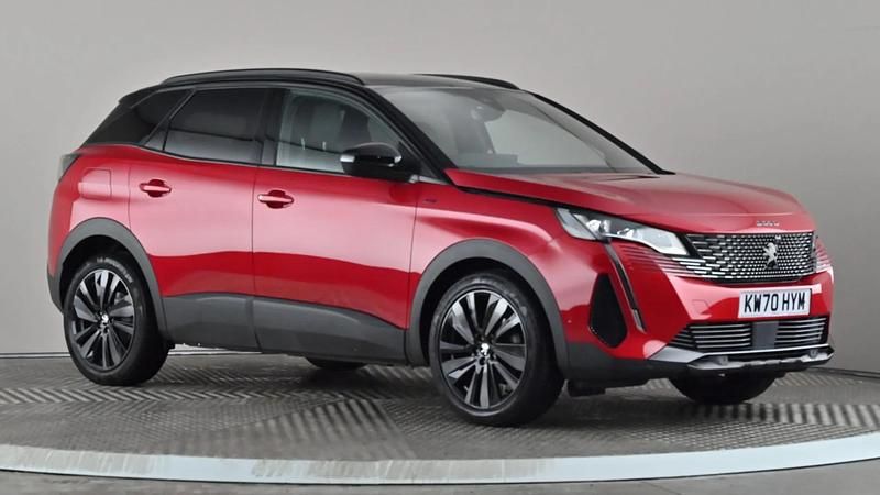 Red Used 2020 Peugeot 3008 Premium Hatchback | £19,998 (Fair price) - Image 1/4