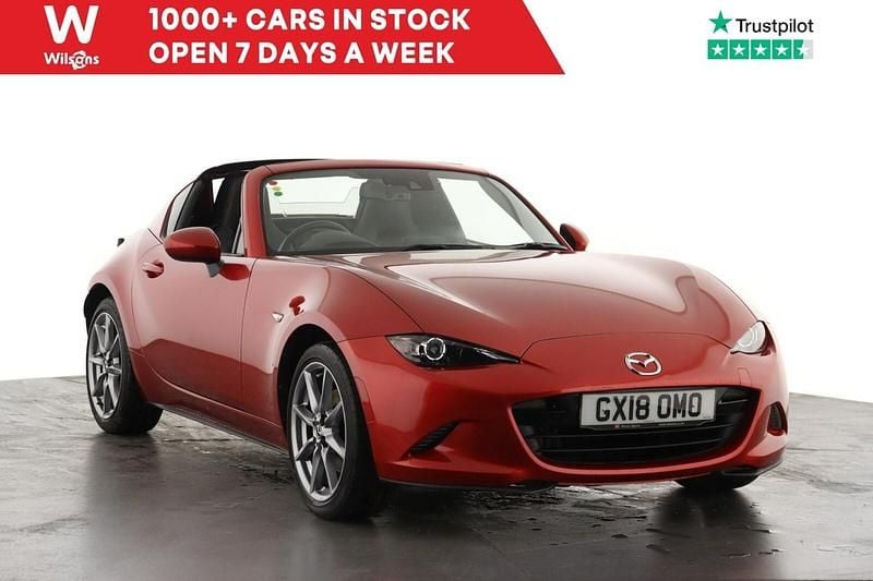 Red Used 2018 Mazda MX5 Inclusive Cabriolet | £14,399 (Fair price) - Image 1/4