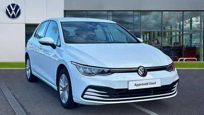 White Used 2021 VW Golf VIII Life Hatchback | £16,788 (Fair price) - Image 1/4