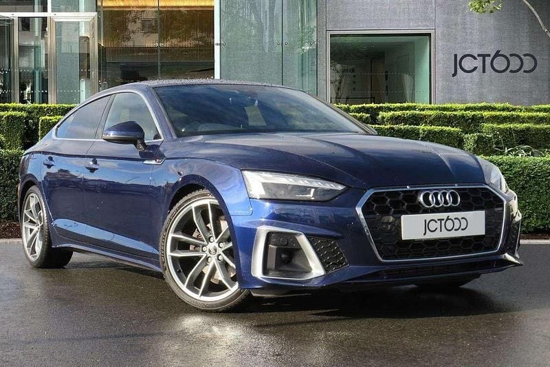 Blue Used 2021 Audi A5 Sportback S-Line Hatchback | £21,990 (Fair price) - Image 1/4