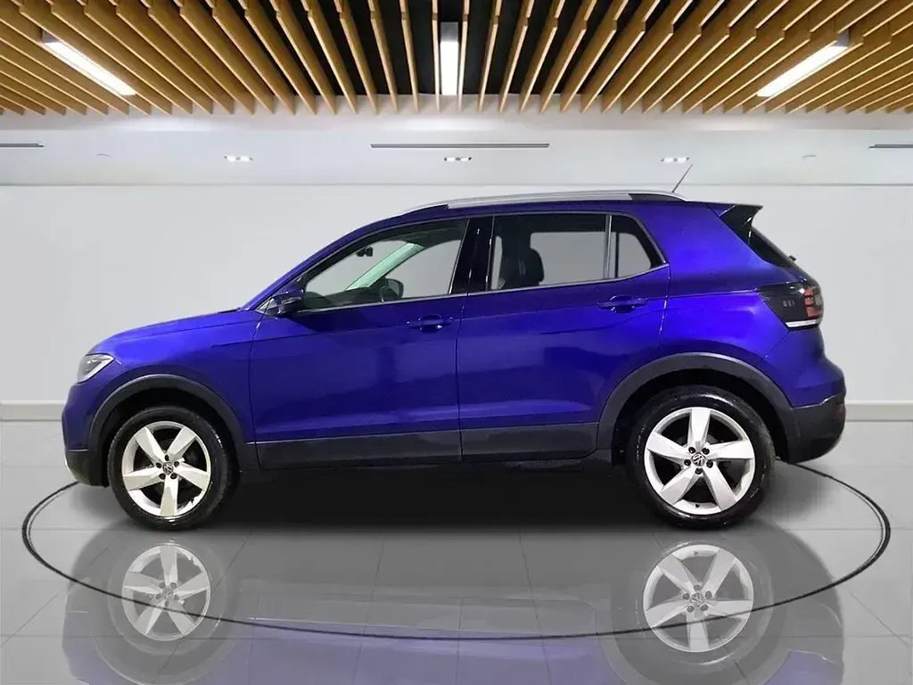 Usado VW T-Cross SEL 110 HP (80 kW) 2021 Azul SUV