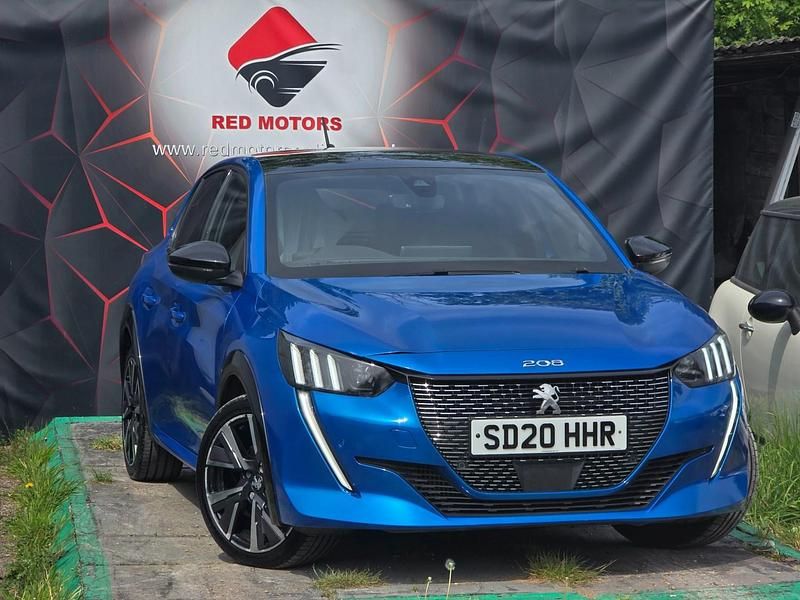Usado Peugeot 208 GT-line 2020 Azul Citadino
