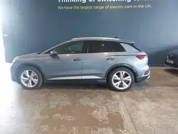 Used Audi Q4 e-tron S-Line 150 kW (204 HP) 2021 Blue SUV