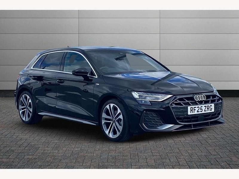 Mythos black New 2025 Audi A3 S-Line Hatchback | £29,050 (Fair price) - Image 1/4