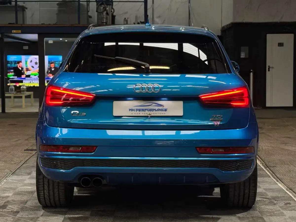 Used Audi Q3 S-line plus 184 HP (135 kW) 2016 Blue SUV