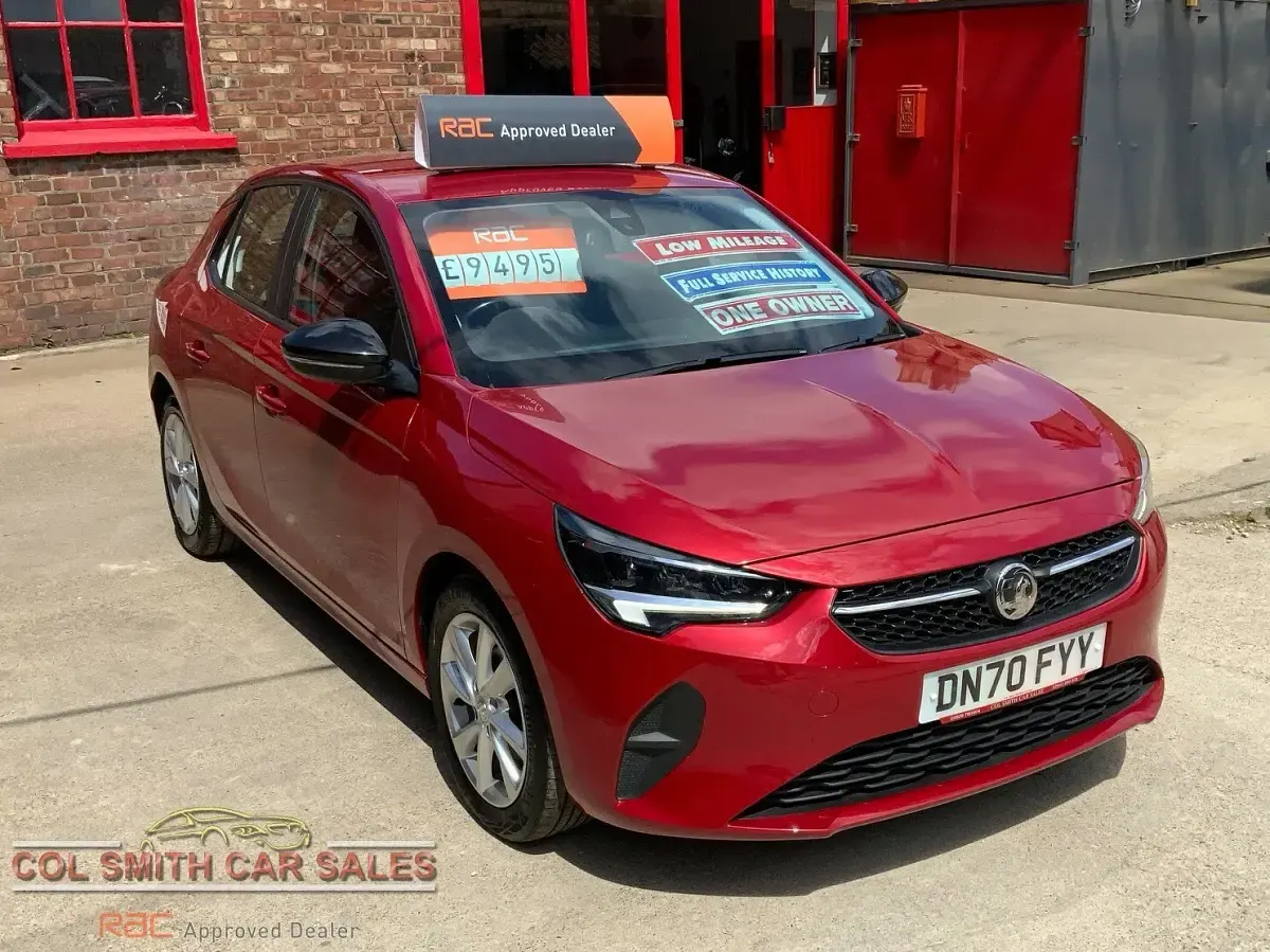 Used Vauxhall Corsa 75 HP (55 kW) 2020 Red Hatchback