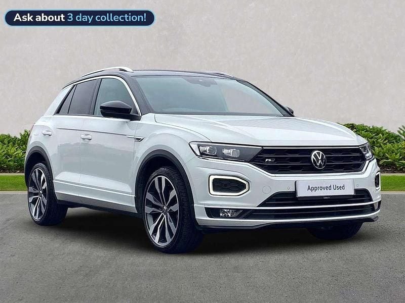 White Used 2021 VW T-Roc R-line SUV | £20,820 (Fair price) - Image 1/4