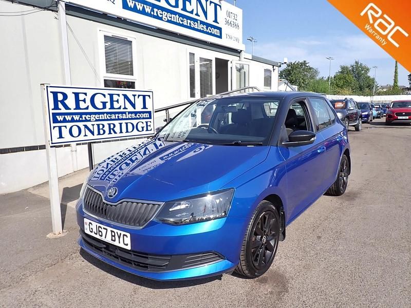 Blue Used 2017 Skoda Fabia Colour Edition Hatchback | £8,795 (Fair price) - Image 1/4