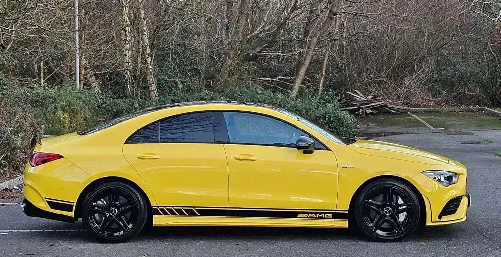 Used Mercedes CLA35 AMG AMG 2021 Yellow Coupe