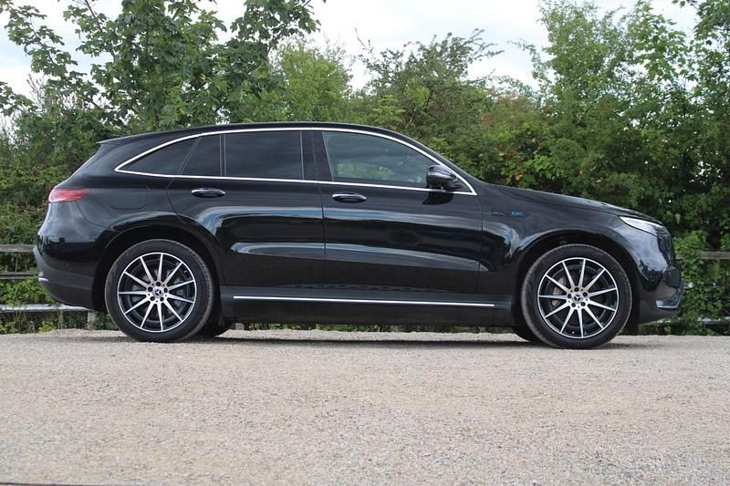 Used Mercedes EQC400 AMG line 300 kW (408 HP) 2021 Black SUV