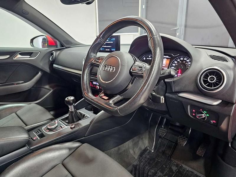 Used Audi A3 Sportback S-Line 2014 Red Hatchback