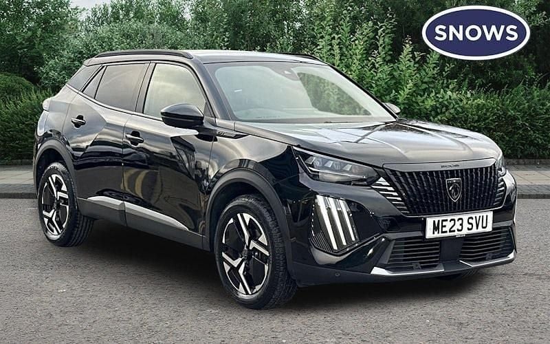 Nera black Used 2023 Peugeot 2008 GT SUV | £16,395 (Fair price) - Image 1/4