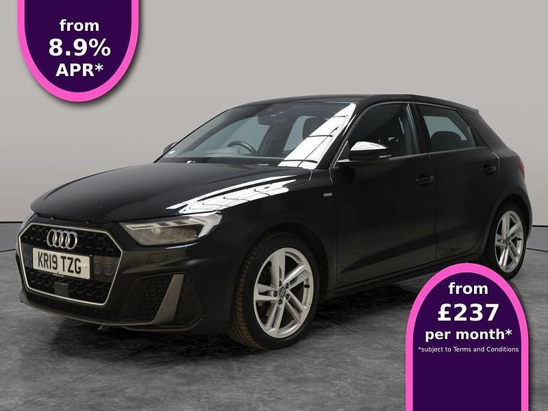 Black Used 2019 Audi A1 Sportback S-Line Hatchback | £16,256 (Fair price) - Image 1/3
