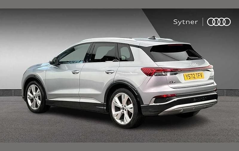 Used Audi Q4 e-tron S-Line 150 kW (204 HP) 2022 Silver SUV